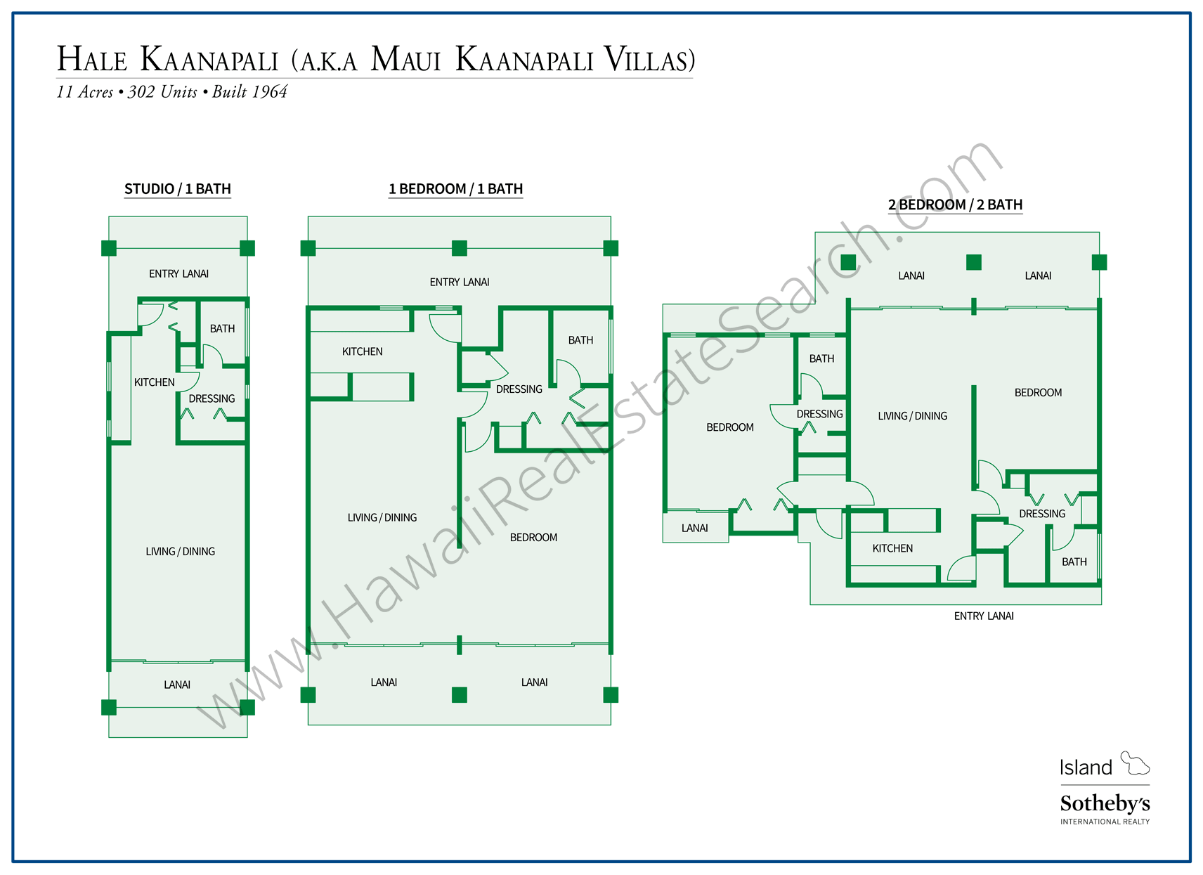 Maui Kaanapali Villas Floor Plans